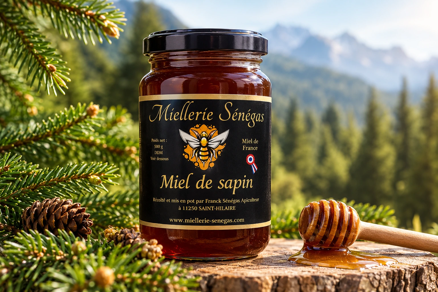 Miel de Sapin Miel de Sapin miellerie Sénègas