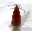 bougie sapin rouge.webp
