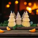 Bougie sapin en cire